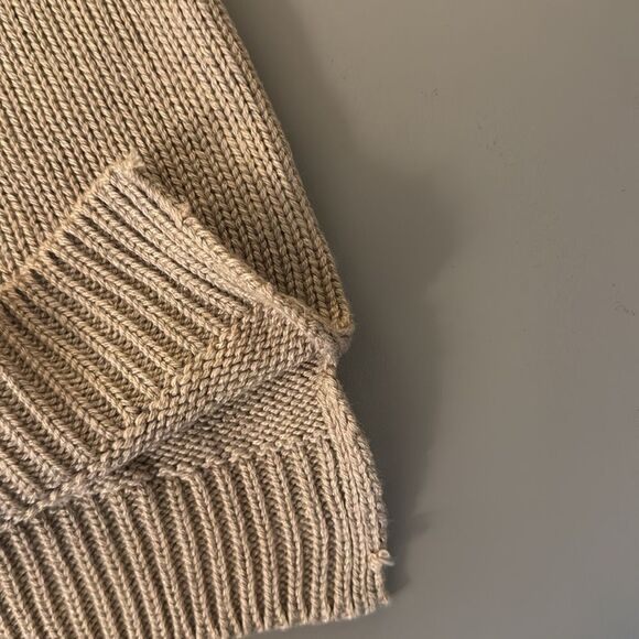 NWOT 525 America Women’s Wool/Cashmere Blend Shaker Stitch 1/2 Zip Sweater. - Picture 5 of 9